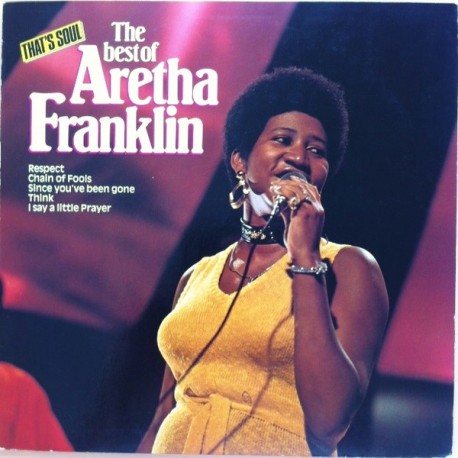 Aretha Franklin - The Best Of Aretha Franklin - LP Vinyl Album - 1980 Germany - Soul Funk