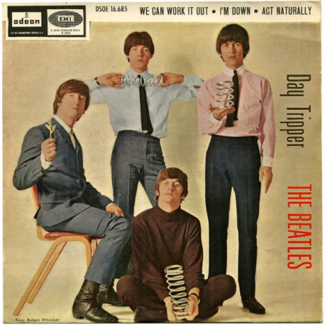 The Beatles - Day Tripper - EP Vinyl 7 inches - 1966 Spain - Britpop