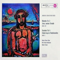 Bach, Robert Shaw - Motette Nr. 3 Jesu, Meine Freude BWV 227 - LP Vinyl Album - France - Classical Baroque