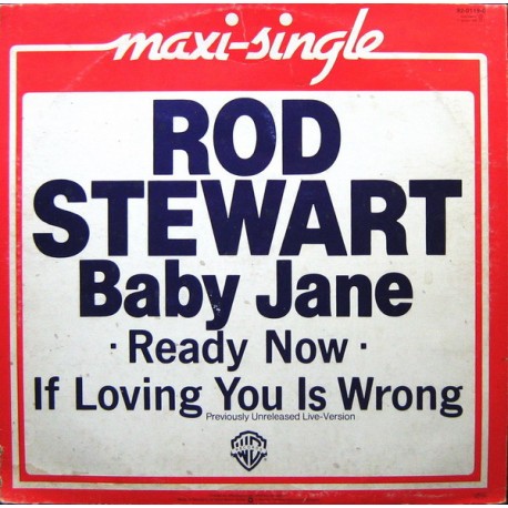 Rod Stewart - Baby Jane - Maxi Single 12 inches - 1983 Europe - Pop Music