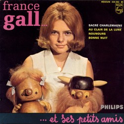 France Gall Et Ses Petits Amis - Sacré Charlemagne - EP Vinyl 7 inches - 1964 France - Chanson Française