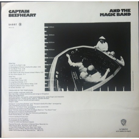 Captain Beefheart And The Magic Band - Clear Spot - LP Vinyl Album - 1972 France - Blues Rock