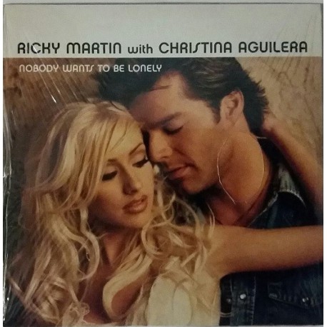 Christina Aguilera & Ricky Martin - Nobody Wants To Be Lonely - CDr Album Promo