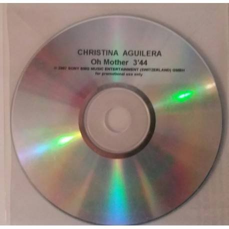 Christina Aguilera ‎– Oh Mother - CDr Single Promo
