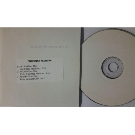 Christina Aguilera ‎– Ain't No Other Man - CDr Single Promo 