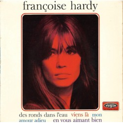 Françoise Hardy - Des Ronds Dans L'eau - EP Vinyl 7 inches - 1967 France - Chanson Française