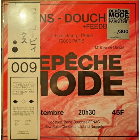 Depeche Mode – Bains - Douches + Feedback - LP Vinyl Album - 2024 Italy - Synth Pop New Wave