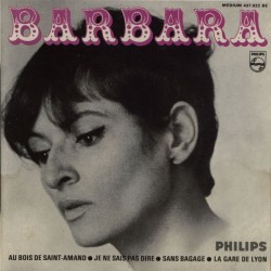 Barbara - Au Bois De Saint-Amand - Vinyl 7 inches - 1965 France - Chanson Française