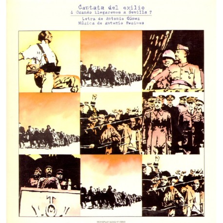 Antonio Resines - Antonio Gómez - Cantata Del Exilio - LP Vinyl Album - 1978 Spain - Folk Music