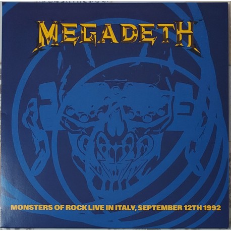 Megadeth - Monsters Of Rock Live In Italy 1992 - LP Vinyl Album - 2024 Europe - Thrash Metal