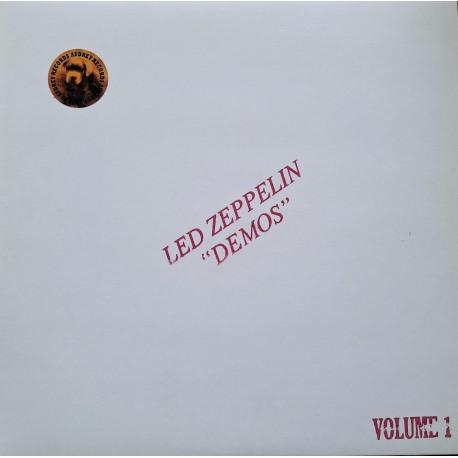 Led Zeppelin - Demos 1 & 2 - Double Lp Vinyl Album - 2024 Europe - Psychedelic Blues Rock
