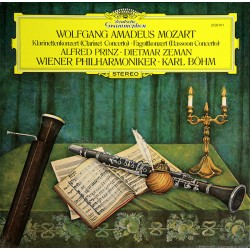 Wolfgang Amadeus Mozart - Wiener Philharmoniker – Klarinettenkonzert  - LP Vinyl Album - 1974 Germany - Classical