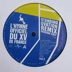 Standing Ovation - L'hymne Officiel Du XV de France - Maxi Vinyl 12 inches - Promo France 2003 - Ambiance Pop