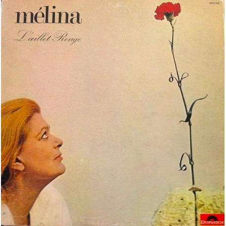 Mélina - L'œillet Rouge - LP Vinyl Album - 1973 France - Ballad Folk