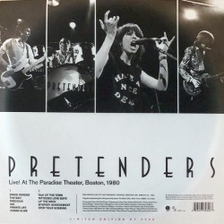Pretenders – Live! At The Paradise Theater, Boston, 1980 - LP Vinyl Album - Record Store Day 2020