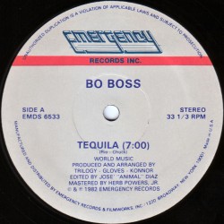 Bo Boss - Tequila - Maxi Vinyl 12 inches - 1982 USA - Italo Disco