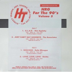 Hot Tracks - NRG For The 90's Volume 5 - Maxi Vinyl 12 inches - USA 1991 - NRG House