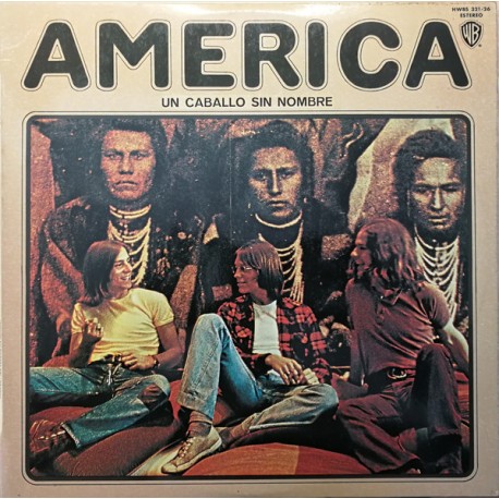 America - Un Caballo Sin Nombre - LP Vinyl Album - 1972 Spain - Soft Pop Rock