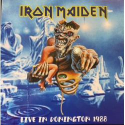 Iron Maiden - Live In Donington 1988 - LP Vinyl Album - Coloured Green Marbled - Heavy Metal