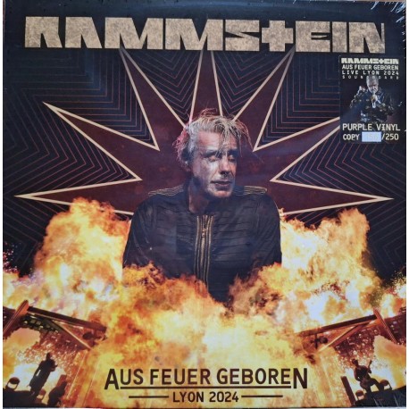 Rammstein - Aus Feuer Geboren - Lyon 2024 - 3 LP Box Vinyl - 2025 Europe - Industrial Metal