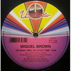 Miquel Brown - So Many Men, So Little Time - The Miquel Brown Mix - Maxi Vinyl 12 inches - Canada Disco Music
