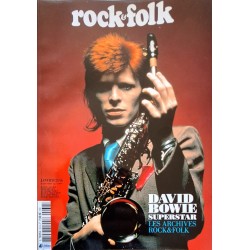 David Bowie - Superstar - Rock & Folk - 2016 France - French Magazine - Glam Rock