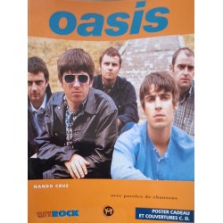 Oasis - Images du Rock 25 - Nando Cruz  + Poster - 1996 France