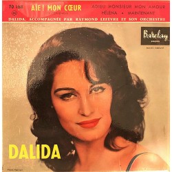 Dalida - Aïe ! Mon Cœur - Vinyl 7 inches EP Single - 1959 France - Chanson Française