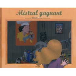 Livre Renaud - Mistral Gagnant - BD illustrée de Antoine Rozon - 2010 France - Bande Dessinée