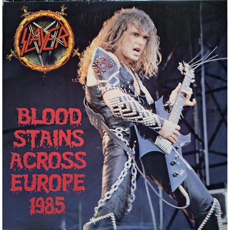 Vinyl Slayer Blood Stains Across Europe 1985 album LP UK Picture Disc