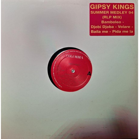 Gipsy Kings - Summer Medley 94 (RLP Mix) - Maxi Vinyl 12 inches - 1994 France - Promo -Flamenco Gypsy