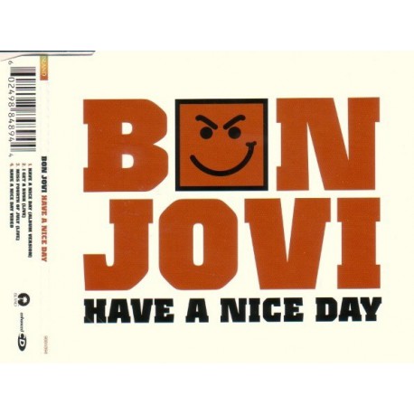 Bon Jovi ‎- Have A Nice Day - CD Maxi Single