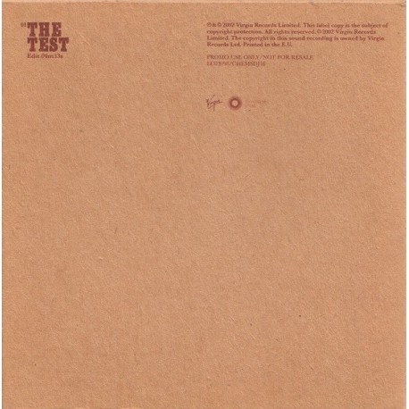 The Chemical Brothers - The Test - CD Single Promo