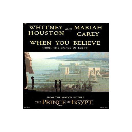 Whitney Houston & Mariah Carey ‎- When You Believe - CD Maxi Single Promo