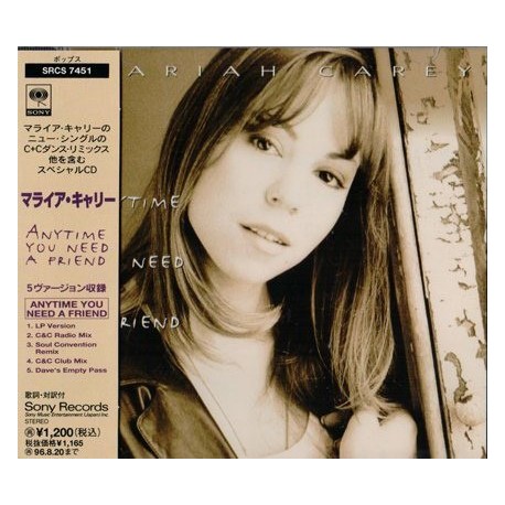 Mariah Carey ‎- Anytime You Need A Friend - CD Maxi Single