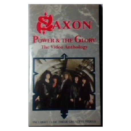 Saxon ‎– Power & The Glory - The Video Anthology VHS
