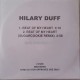 Hilary Duff ‎- Beat Of My Heart - CDr Promo Single