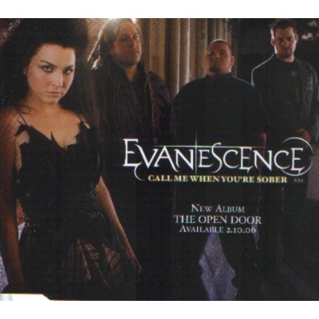 Evanescence - Call Me When You're Sober - CD Maxi Single Promo