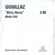Gorillaz ‎- Dirty Harry - CDr Single Promo