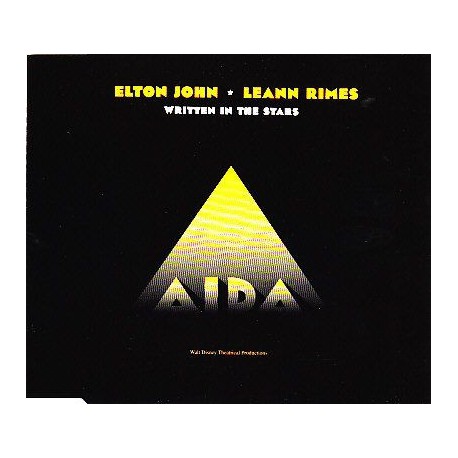 Elton John - Written In The Stars - CD Maxi Single Promo