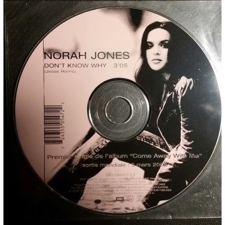 Norah Jones - Don't Know Why - CD Maxi Promo