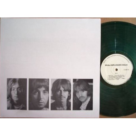 The Beatles - White Unplugged Album - LP Vinyl Coloured Green