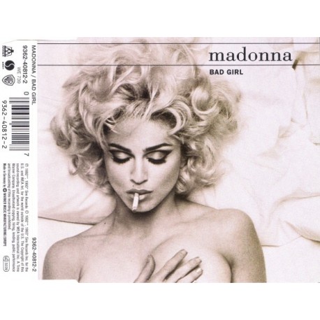 Madonna ‎- Bad Girl - CD Maxi Single