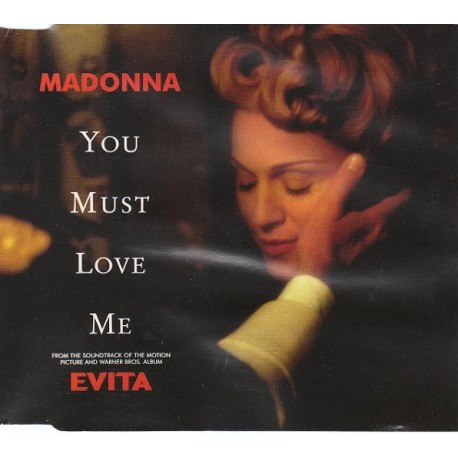 Madonna ‎- You Must Love Me - CD Maxi Single