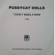 Pussycat Dolls - I Don't Need A Man - CDr Single Promo