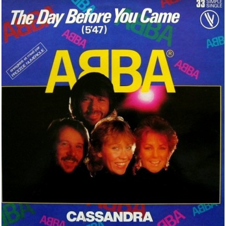 ABBA ‎– The Day Before You Came Maxi France