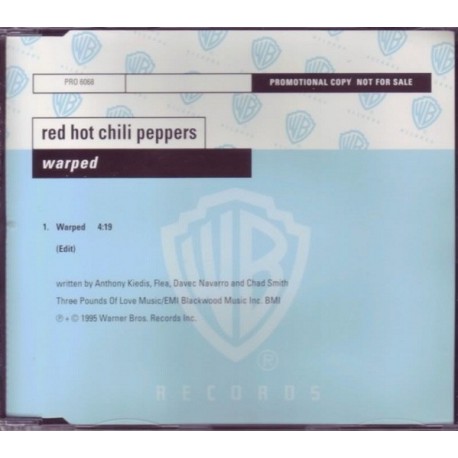 Red Hot Chili Peppers ‎- Warped - CD Maxi Single