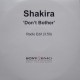 Shakira ‎– Don't Bother - CDr Single Promo