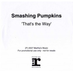 The Smashing Pumpkins ‎– That's The Way- CDr Single Promo