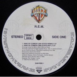 R.E.M. ‎– King Of Comedy Maxi Vinyl Promo